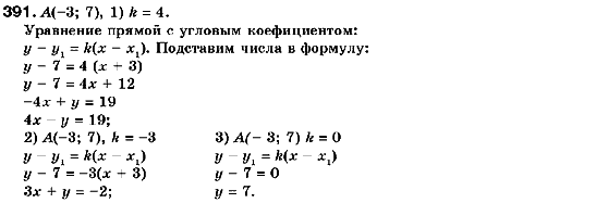 Геометрия 9 класс (для русских школ) Мерзляк А.Г., Полонский В.Б., Якир М.С. Задание 391