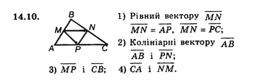 Геометрія 9 для класів з поглибленим вивченням математики Мерзляк А.Г., Полонський В.Б., Якір М.С. Задание 1410