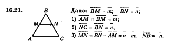 Геометрія 9 для класів з поглибленим вивченням математики Мерзляк А.Г., Полонський В.Б., Якір М.С. Задание 1621