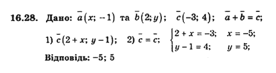 Геометрія 9 для класів з поглибленим вивченням математики Мерзляк А.Г., Полонський В.Б., Якір М.С. Задание 1628