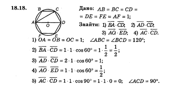 Геометрія 9 для класів з поглибленим вивченням математики Мерзляк А.Г., Полонський В.Б., Якір М.С. Задание 1818