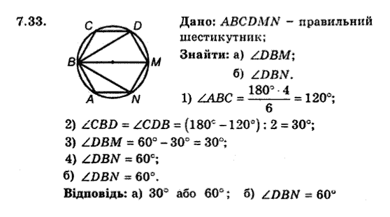 Геометрія 9 для класів з поглибленим вивченням математики Мерзляк А.Г., Полонський В.Б., Якір М.С. Задание 733