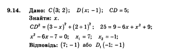 Геометрія 9 для класів з поглибленим вивченням математики Мерзляк А.Г., Полонський В.Б., Якір М.С. Задание 914