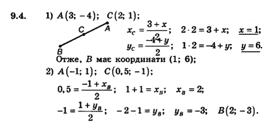 Геометрія 9 для класів з поглибленим вивченням математики Мерзляк А.Г., Полонський В.Б., Якір М.С. Задание 94