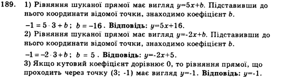 Геометрія 9 клас. Збірник задач і контрольних робіт Мерзляк А.Г., Полонський В.Б., Рабінович Ю.М., Якір М.С. Вариант 189