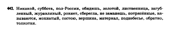 Русский язык 9 класс Гудзик И.Ф. Задание 442