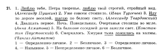 Русский язык 9 класс Михайловская Г.О. Задание 21