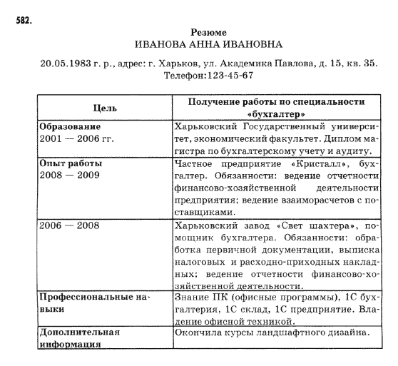Русский язык 9 класс Михайловская Г.О. Задание 582