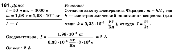 Физика 9 класс (для русских школ) Сиротюк В.Д. Задание 181