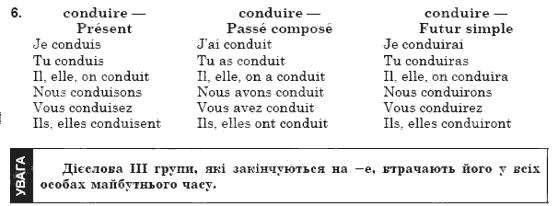 Французька мова, 9 клас О.Т. Тимченко Задание 6