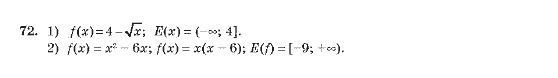 Алгебра 10 клас (Академічний рівень) Мерзляк А.Г. Задание 72