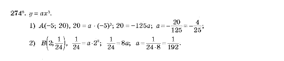 Алгебра 10 клас (Академічний рівень) Мерзляк А.Г. Задание 274