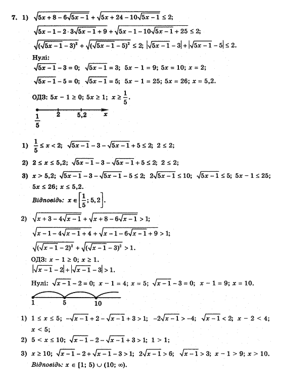 Алгебра 10 клас (Академічний рівень) Нелін Є.П. Задание 7