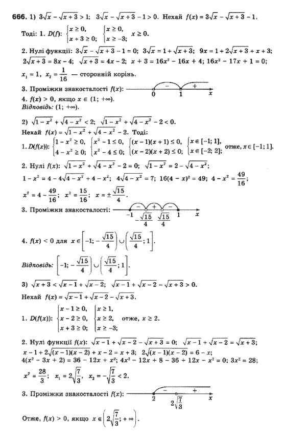 Алгебра 10 клас (Профільний рівень) Мерзляк А.Г., Номіровський Д,А., Полонський В.Б., Якір М.С. Задание 666