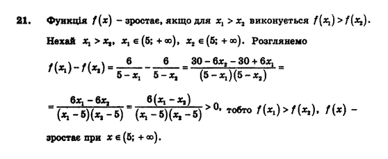 Алгебра і початки аналізу (збірник задач і контрольних робіт) Мерзляк А.Г., Полонський В.Б., Рабінович Ю.М., Якір М.С. Вариант 21