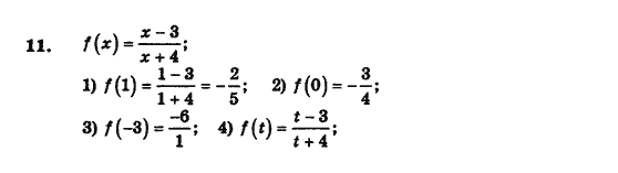 Алгебра і початки аналізу (збірник задач і контрольних робіт) Мерзляк А.Г., Полонський В.Б., Рабінович Ю.М., Якір М.С. Вариант 11