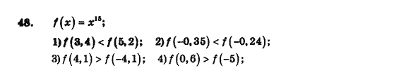 Алгебра і початки аналізу (збірник задач і контрольних робіт) Мерзляк А.Г., Полонський В.Б., Рабінович Ю.М., Якір М.С. Вариант 48
