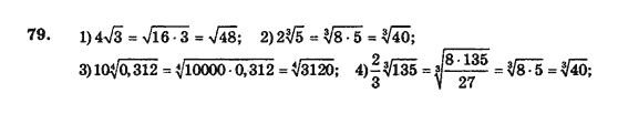 Алгебра і початки аналізу (збірник задач і контрольних робіт) Мерзляк А.Г., Полонський В.Б., Рабінович Ю.М., Якір М.С. Вариант 79