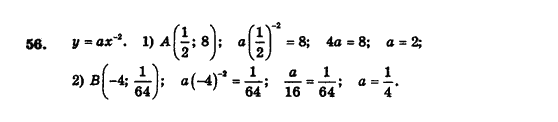 Алгебра і початки аналізу (збірник задач і контрольних робіт) Мерзляк А.Г., Полонський В.Б., Рабінович Ю.М., Якір М.С. Вариант 56