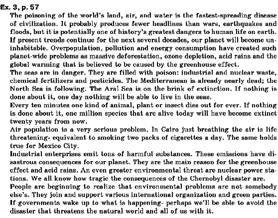Робочий зошит з англійської мови 10 клас О.Д. Карпюк Задание p57