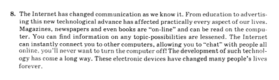 Англійська мова 10 клас (профільний рівень) А.М. Несвіт Задание 8