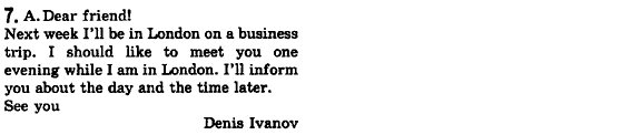 Англійська мова 10 клас (профільний рівень) О.Д. Карп'юк Задание 7