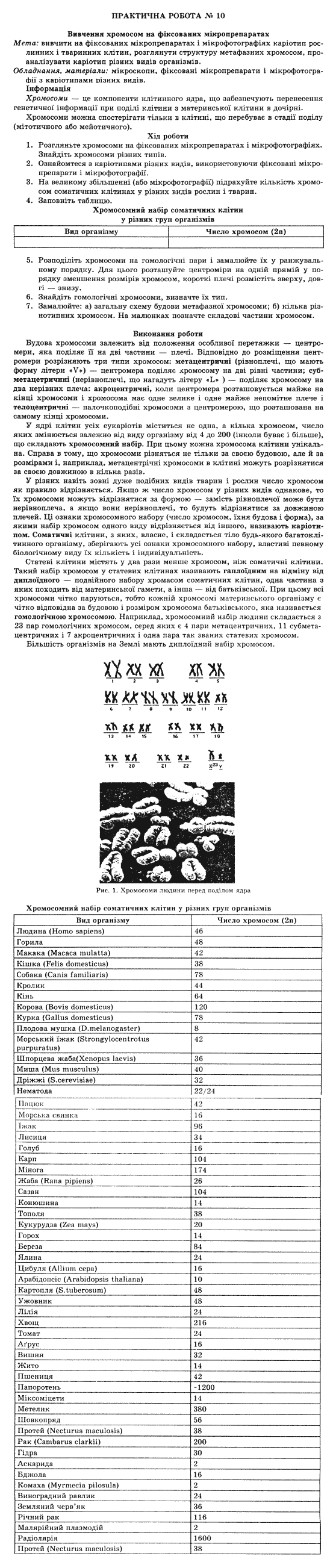 Біологія 10 клас С.В. Межжерін, Я.О. Межжеріна, Т.В. Коршевнюк Задание 10