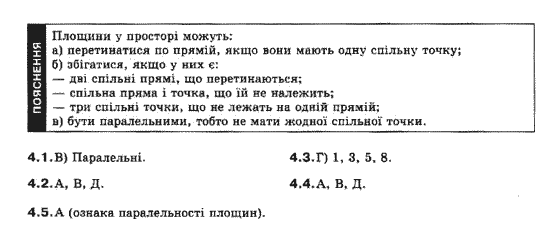 Геометрія 10 клас (Академічний рівень) Біляніна О.Я., Біляніна Г.І., Швець В.О. Задание 4142434445