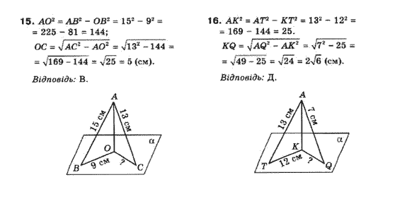 Геометрія 10 клас (Академічний рівень) Біляніна О.Я., Біляніна Г.І., Швець В.О. Задание 1516