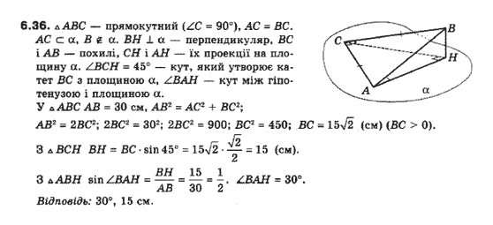 Геометрія 10 клас (Академічний рівень) Біляніна О.Я., Біляніна Г.І., Швець В.О. Задание 636