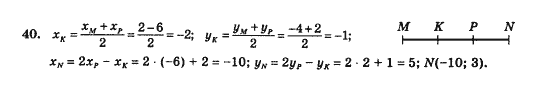 Геометрія 10 клас Бевз Г.П., Бевз В.Г., Владімірова Н.Г., Владіміров В.М. Задание 40