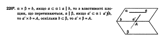 Геометрія 10 клас Бурда М.І., Тарасенкова Н.А. Задание 220