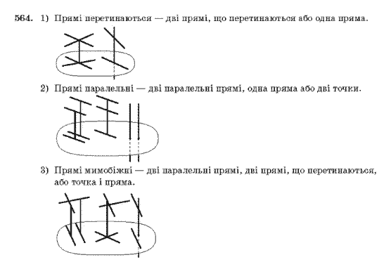 Геометрія 10 клас Бурда М.І., Тарасенкова Н.А. Задание 564