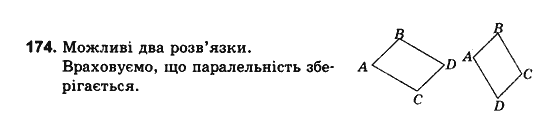 Геометрія 10 клас. Збірник задач і контрольних робіт з геометрії Мерзляк А.Г., Полонський В.Б., Рабінович Ю.М., Якір М.С. Вариант 174