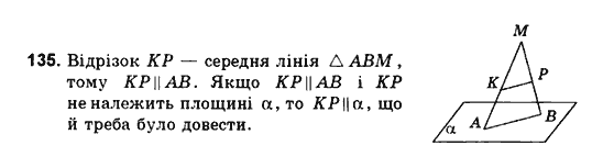 Геометрія 10 клас. Збірник задач і контрольних робіт з геометрії Мерзляк А.Г., Полонський В.Б., Рабінович Ю.М., Якір М.С. Вариант 135