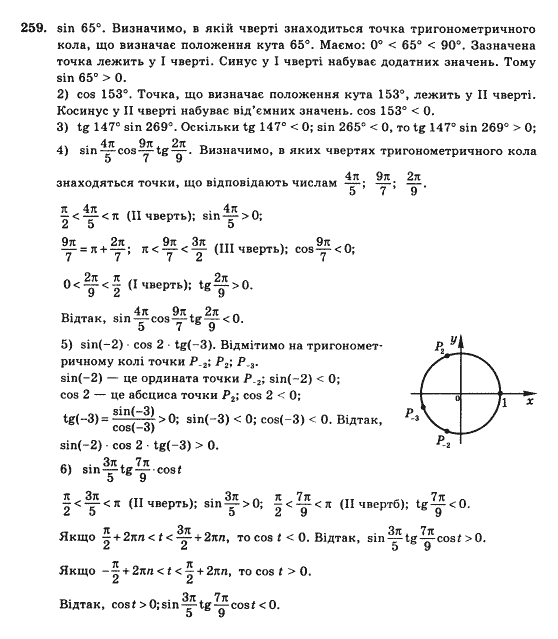 Математика Афанасьєва О.М. Задание 259
