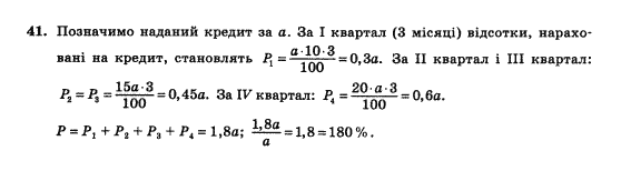 Математика Афанасьєва О.М. Задание 41