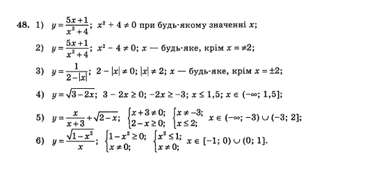 Математика Афанасьєва О.М. Задание 48