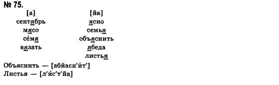 Русский язык (уровень стандарта) Баландина Н.Ф., Дегтярёва К.В. Задание 75