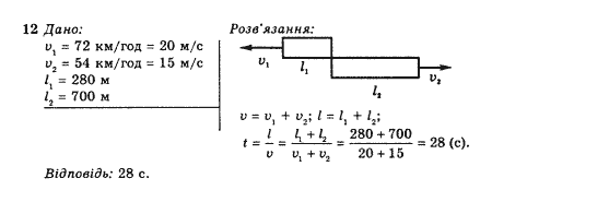 Фізика 10 клас В.Г. Барьяхтар, Ф.Я. Божинова Задание 12