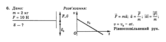 Фізика 10 клас В.Г. Барьяхтар, Ф.Я. Божинова Задание 6