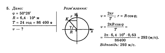 Фізика 10 клас В.Г. Барьяхтар, Ф.Я. Божинова Задание 5