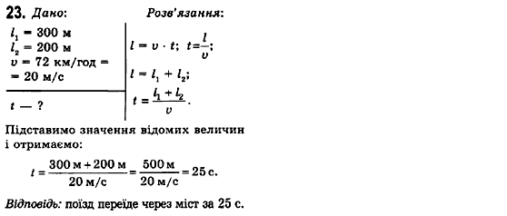 Фізика 10 клас (рівень стандарту) Сиротюк В.Д., Баштовий В.І. Задание 23