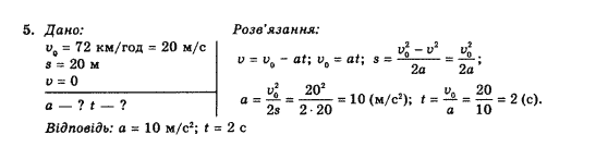 Фізика 10 клас (рівень стандарту) Коршак Є.В., Ляшенко О.І., Савченко В.Ф. Задание 5