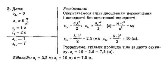 Фізика 10 клас (рівень стандарту) Генденштейн Л.Е., Ненашева І.Ю. Задание 2
