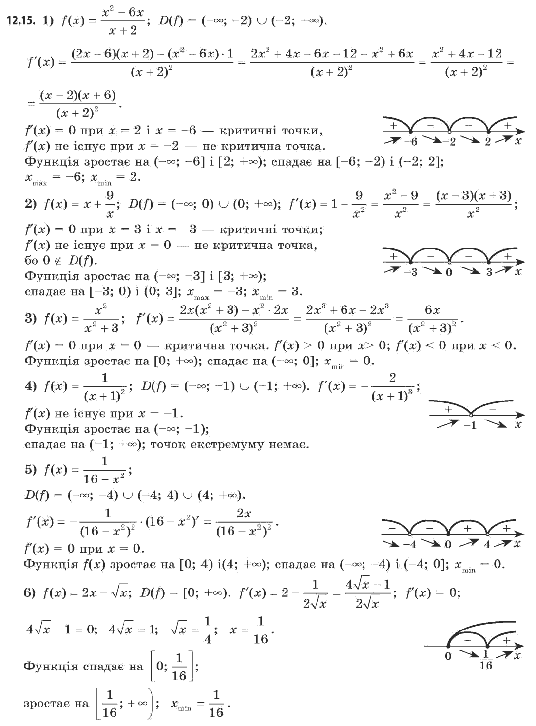 Алгебра (академічний, профільний рівні) Мерзляк А.Г., Номіровський Д.А., Полянський В.Б., Якір М.С. Задание 1215