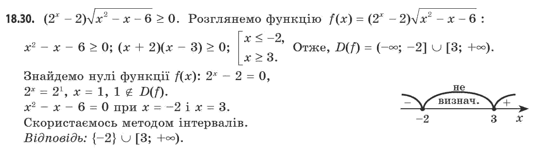 Алгебра (академічний, профільний рівні) Мерзляк А.Г., Номіровський Д.А., Полянський В.Б., Якір М.С. Задание 1830