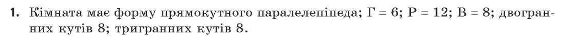 Геометрія 11 клас (академічний, профільний рівні) Апостолова Г.В. Задание 1