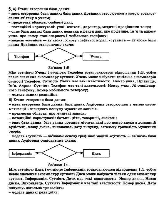 Iнформатика, 11 клас Т.І.Лисенко, Й.Я.Ривкінд, Л.А.Чернікова, В.В.Шакотько Задание 5