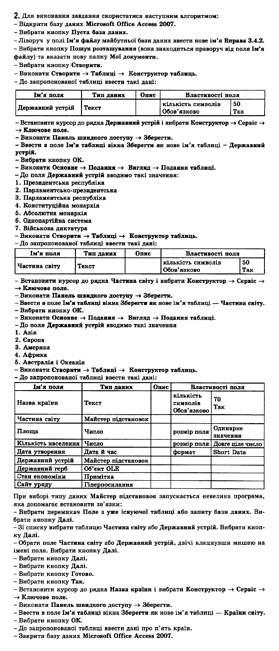 Iнформатика, 11 клас Т.І.Лисенко, Й.Я.Ривкінд, Л.А.Чернікова, В.В.Шакотько Задание 2